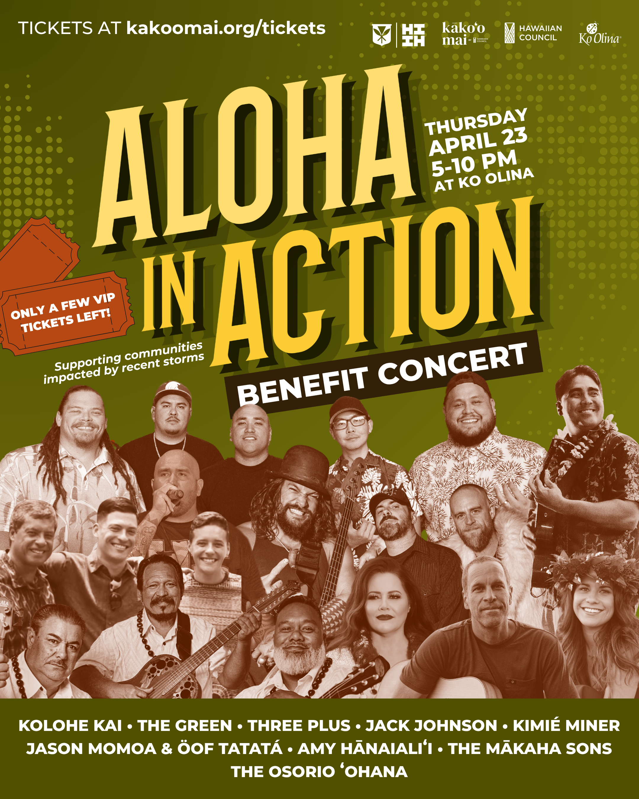 Live Aloha-maiko ページ Aloha in Action — Flood Relief Benefit Concert — Hawaii's Finest